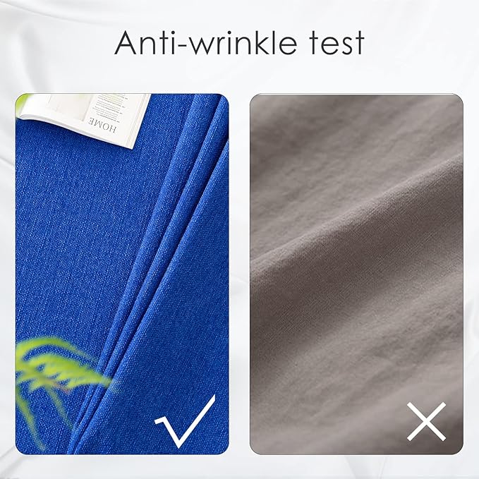 BALCONY & FALCON Rectangle Tablecloth Washable Wrinkle Resistant and Water