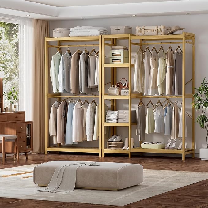 Homykic Bamboo Clothes Rack