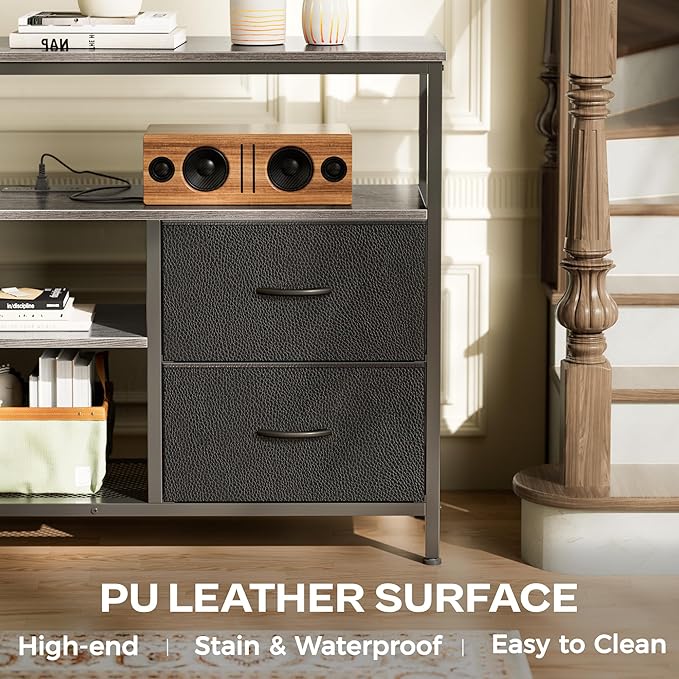 Huuger 47 Inch TV Stand Dresser