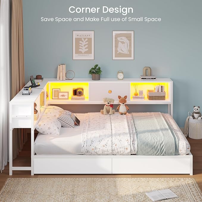 DICTAC Full Corner Bed Frame