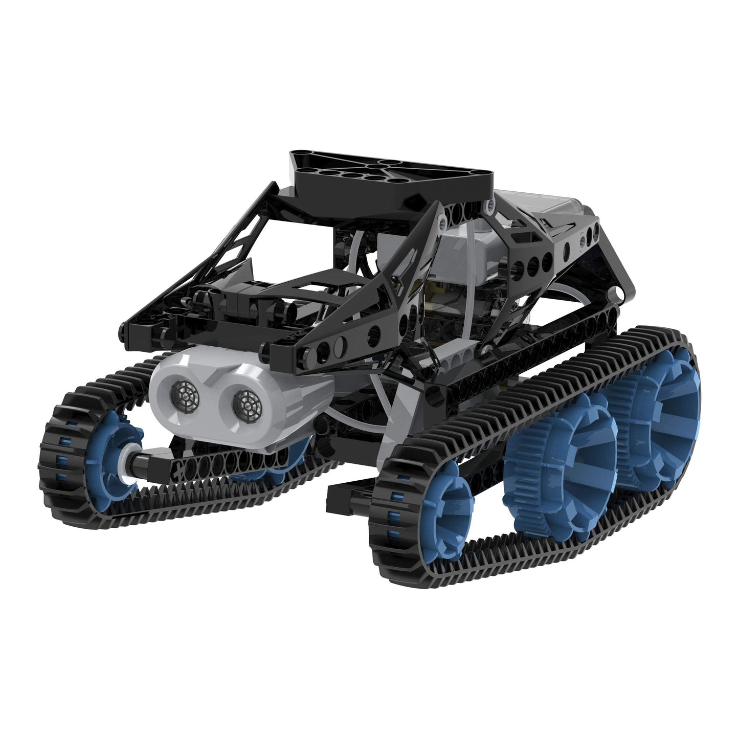 Thames & Kosmos | Robotics Smart Machines: Tracks & Treads | for Kids 8+ | STEM Kit Builds 8 Robots | Color Manual to Help with Assembly | Requires Tablet or Smartphone | Parents' Choice Silver Award