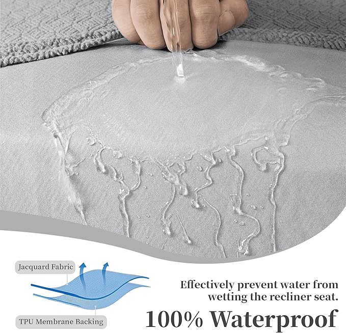 100% Waterproof Sectional Recliner Couch Covers