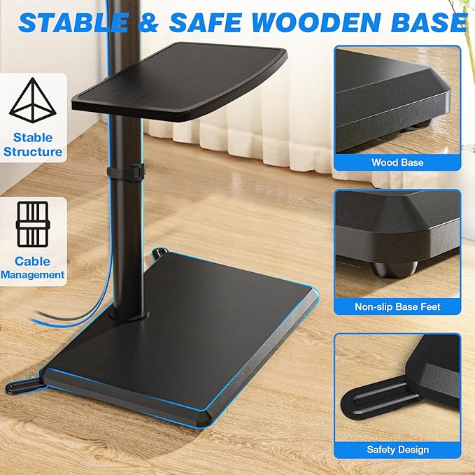 Rfiver Swivel Floor TV Stand