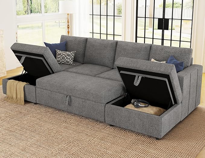 Belffin Modular Sectional Sleeper Sofa Bed