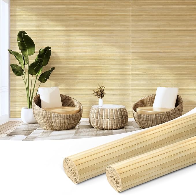 Art3d Natural Bamboo Wall Panel