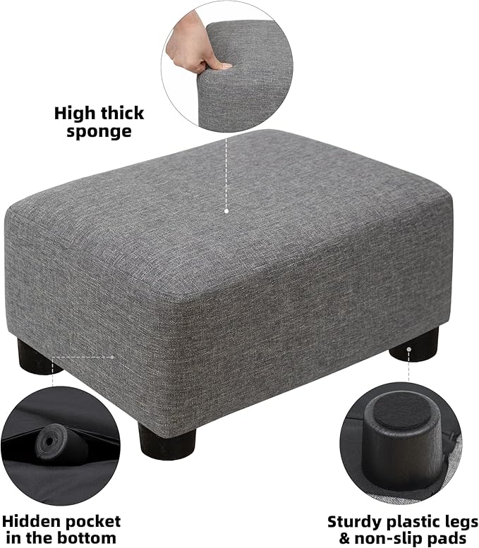 CAROLMADE Small Foot Stool Ottoman Footstool