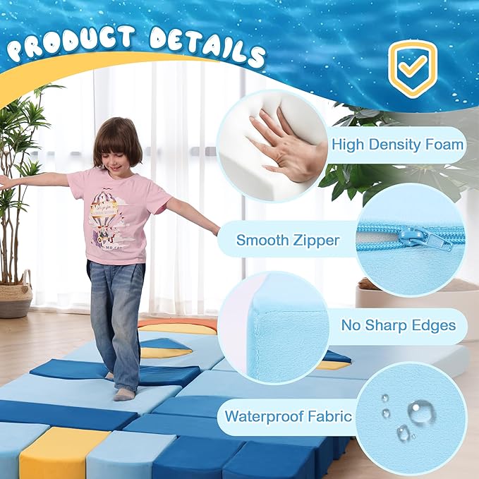 Erament 22Pcs Modular Kids Play Couch