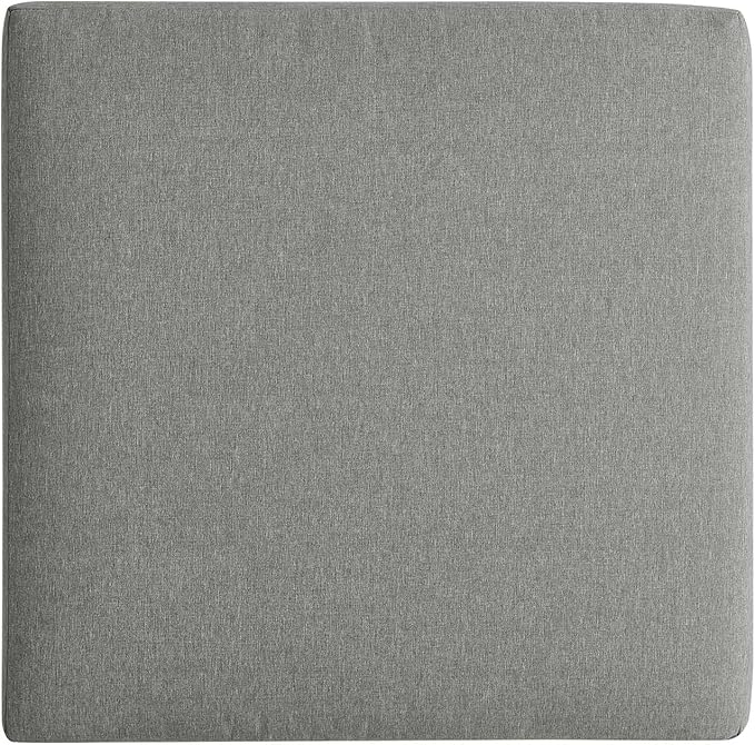 Modway Tahoe Aluminum Ottoman Gray