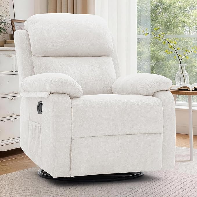 Korser Recliner Chair, 360 Swivel Rocker Chair
