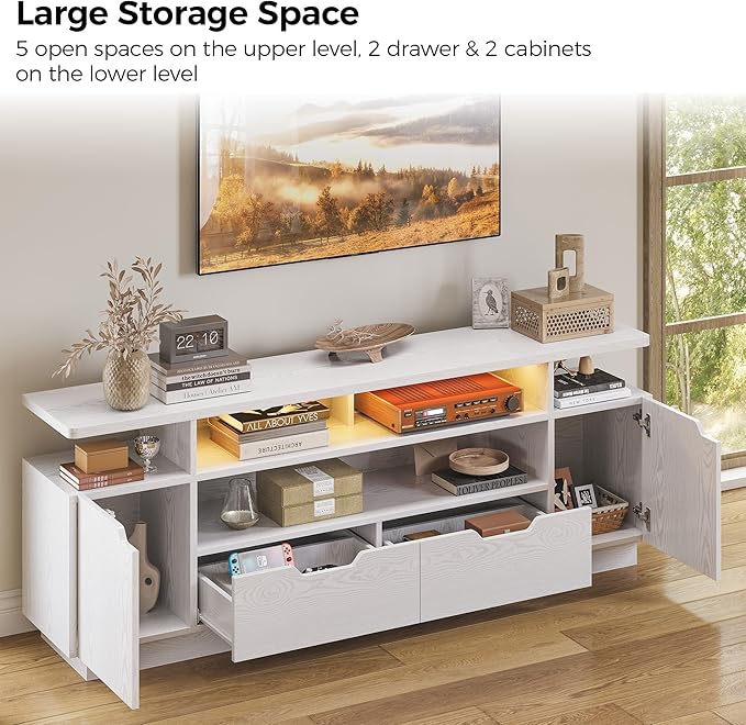 IRONCK TV Stand for TVs 85 inch