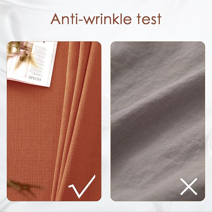 BALCONY & FALCON Rectangle Tablecloth Washable Wrinkle Resistant and Water