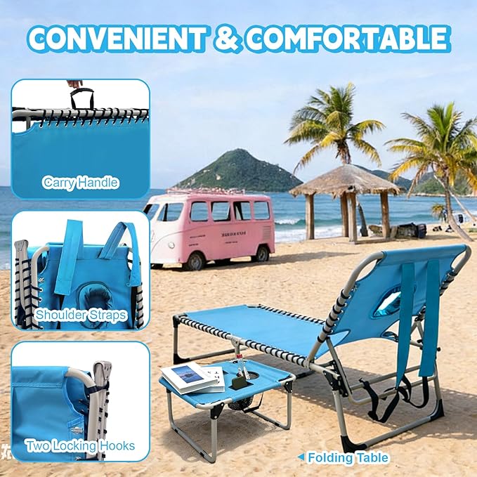 Backpack Sun Tanning Chair