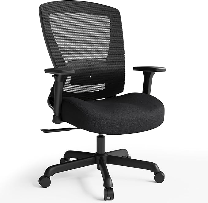 ELABEST Mesh Office Chair, Ergonomic Computer Desk Chair, Sturdy Task Chair-