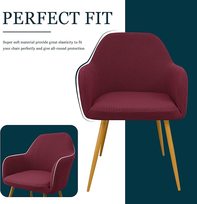 Yonus Dining Room Chair Slipcovers Parsons Chair Covers Sets Armchair Covers