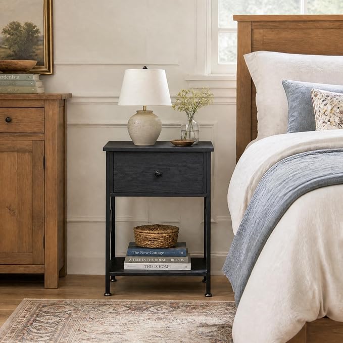 VECELO Nightstands, Modern End Side Tables, Night Stand