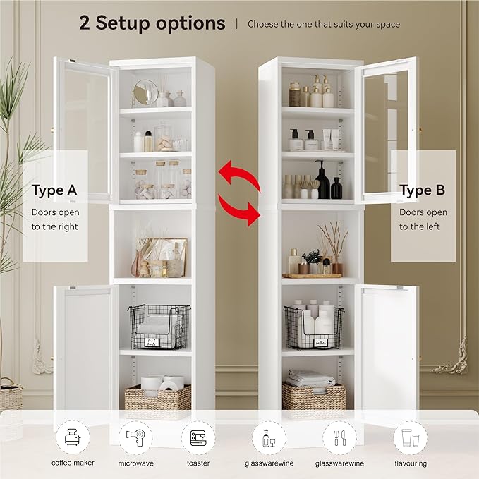 YAUWOH Metal Storage Cabinet
