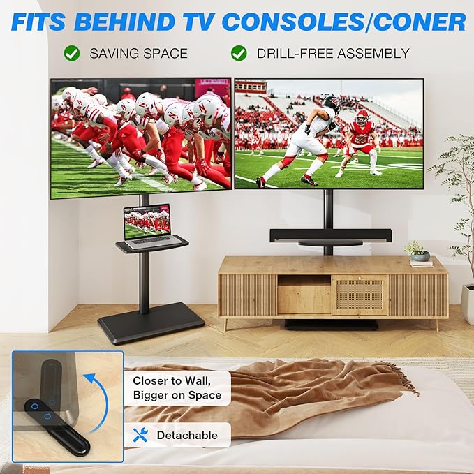 Rfiver Swivel Floor TV Stand