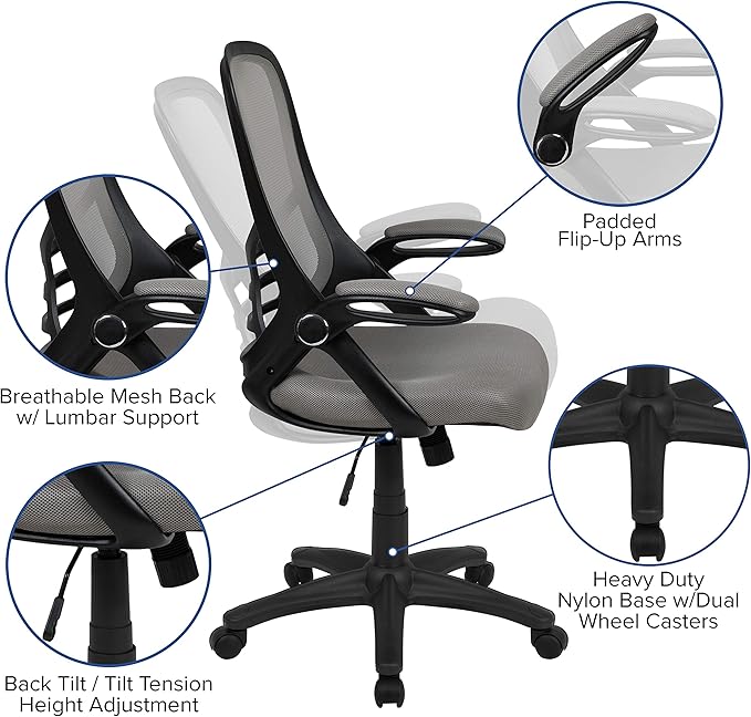 Flash Furniture Porter High-Back Swivel Office Chair