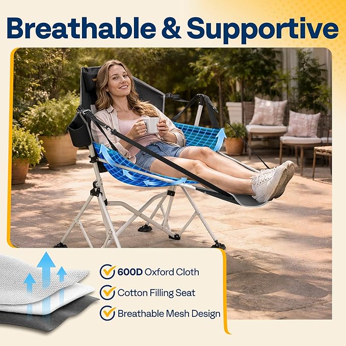 VIVOHOME Hammock Camping Chair