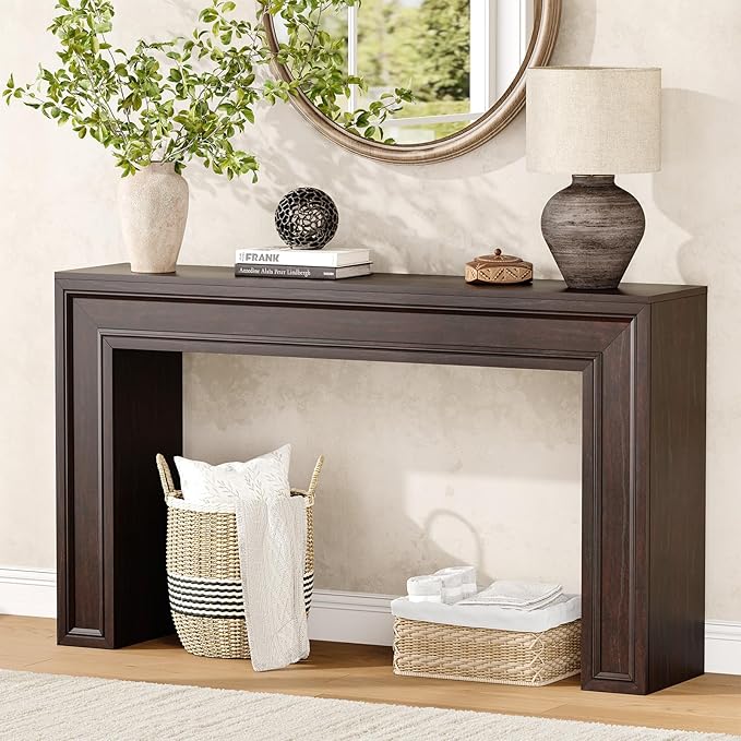 Rresyet 55 Inch Long Console Table, Sofa Table Behind Couch, Entryway Table