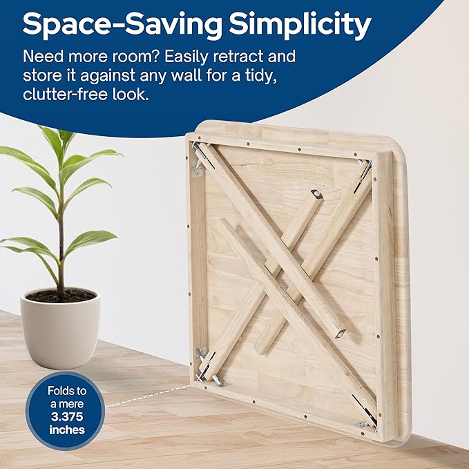 Stakmore Classic Straight Edge Square Folding Card Table 32x32