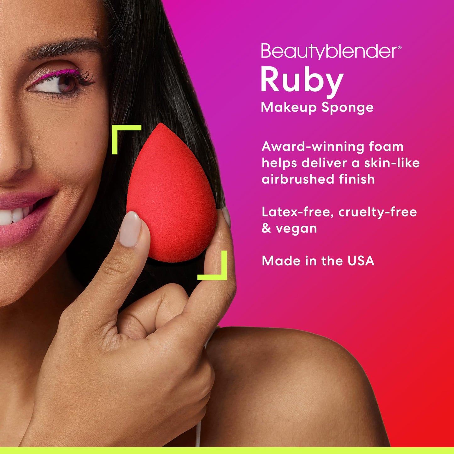 Beautyblender® | Bubble Blender Makeup Sponge | Blend Liquid Foundations, Powders and Creams | Streak Free Application | Vegan, Cruelty Free | Made in USA