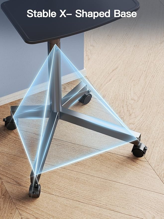 PERLESMITH Rolling TV Stand on Wheels