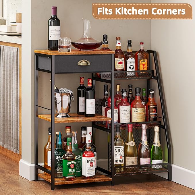 Jakyitvi Liquor Cabinet Bar for Home
