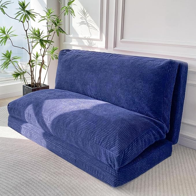 MAXYOYO Folding Sofa Bed, Floor Sofa Convertible Sleeper Chair
