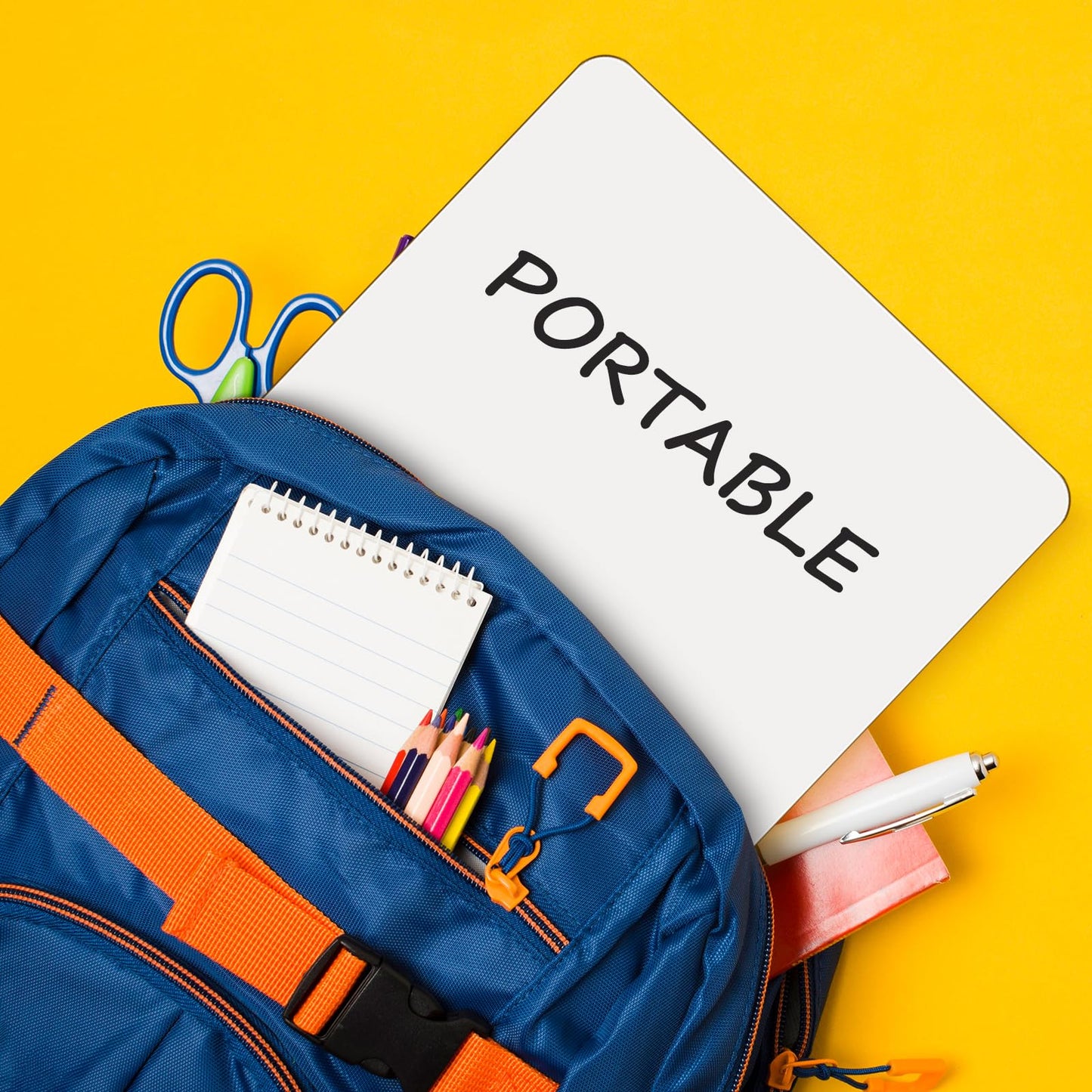 32 Pack Small White Board Portable 9"x12",Personal Whiteboard for Students Mini Size,Dry Erase Whiteboards Double-Sided Lapboard,White Boards Easy to Clean,Classroom Drawing Dry Erase Lapboards