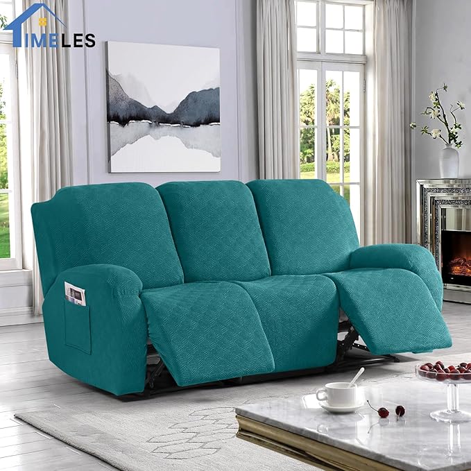 Timeles Recliner Covers for 3 Seater Reclining Couch Covers Sofa Slipcover