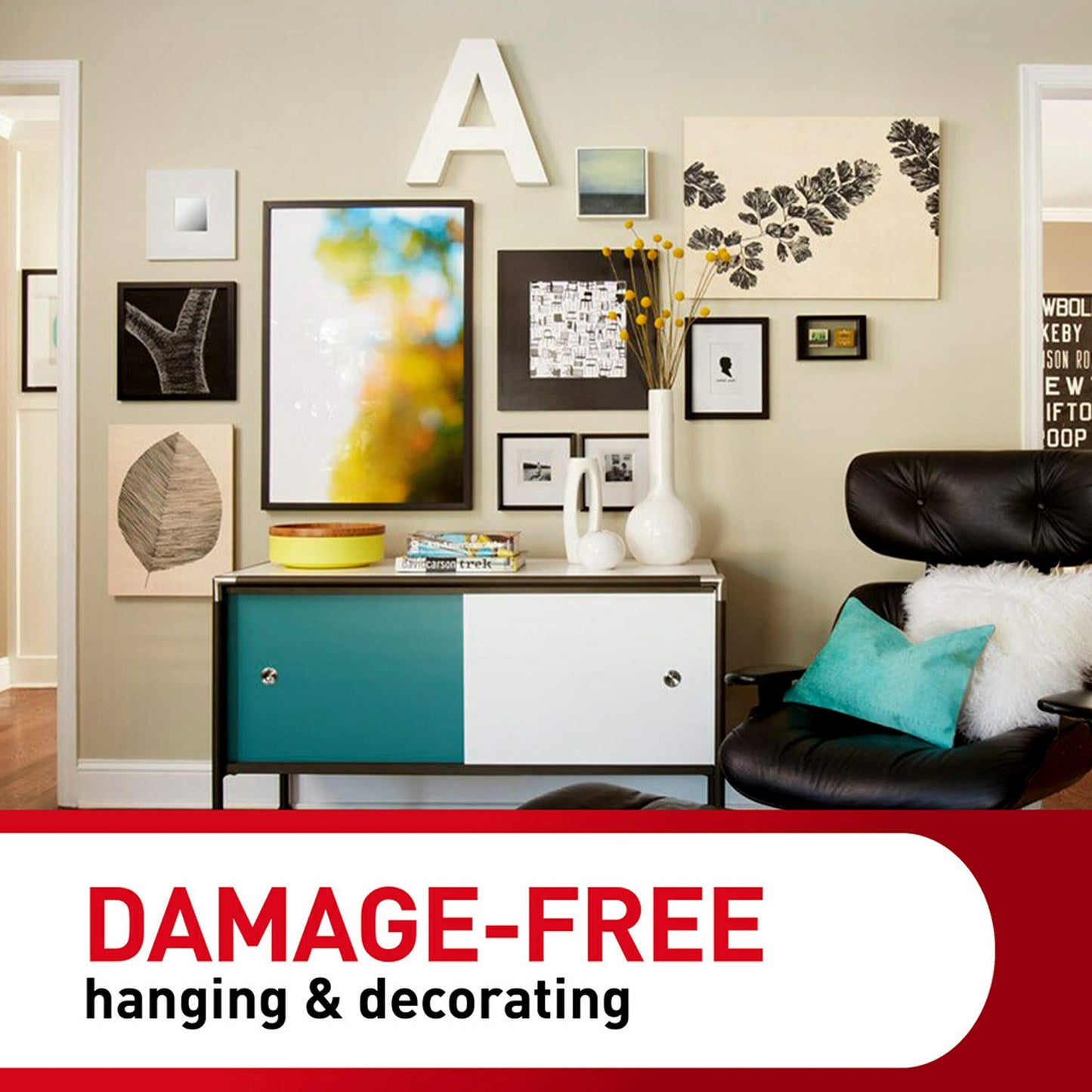 Command 20 lb XL Heavyweight Picture Hanging Strips 10 Pairs (20 Command Strips), Damage-Free Hanging Picture Hangers, Heavy Duty Wall Hanger for Home Decor, White Adhesive