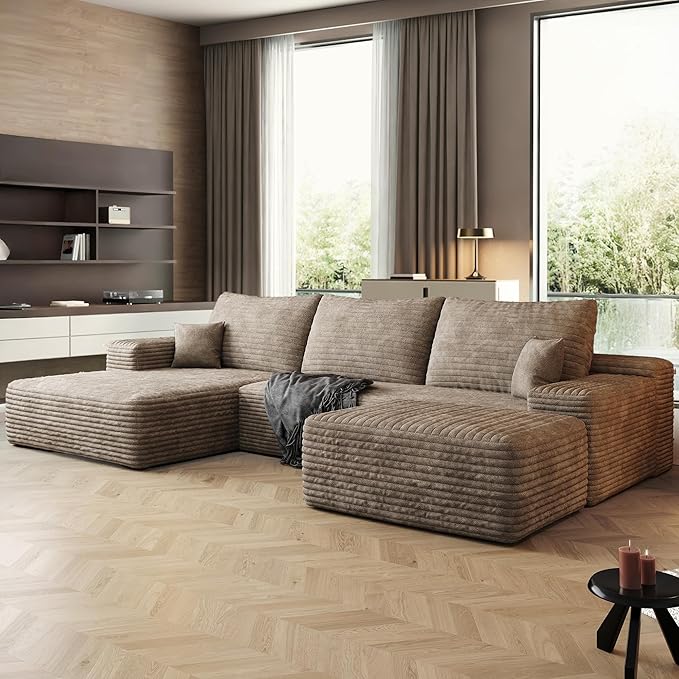 108" Sectional Couches for Living Room Cloud Couch Sofa