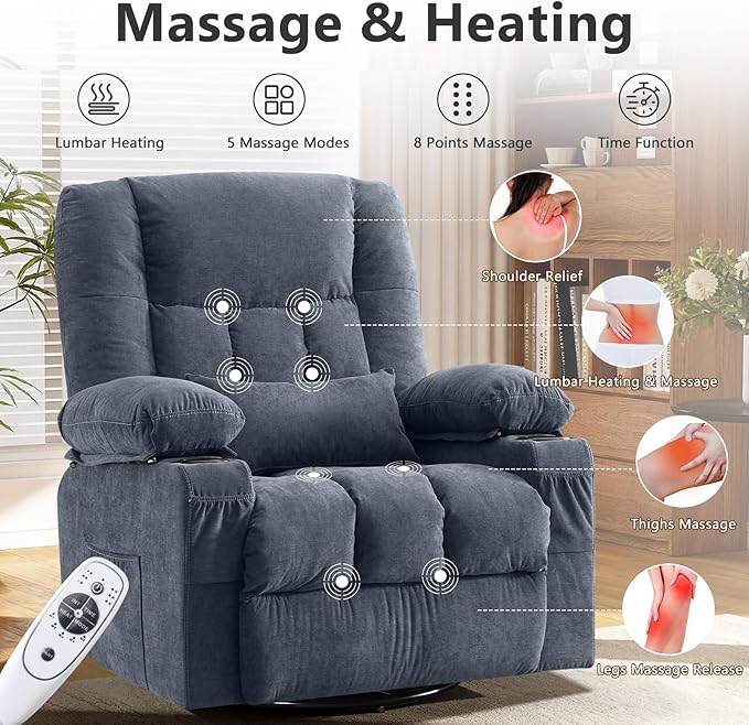 Swivel Rocker Recliner Chair