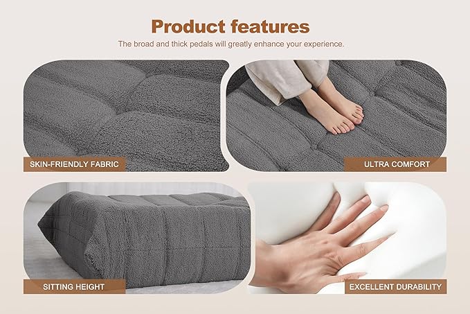 Bean Bag Pouf Ottoman, Foot Stool, Foot Rest