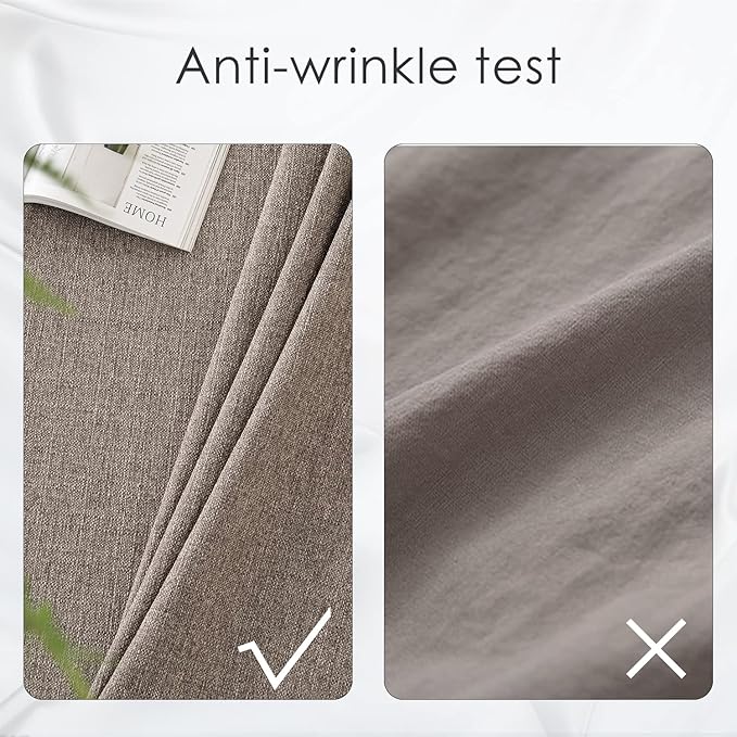 BALCONY & FALCON Rectangle Tablecloth Washable Wrinkle Resistant and Water