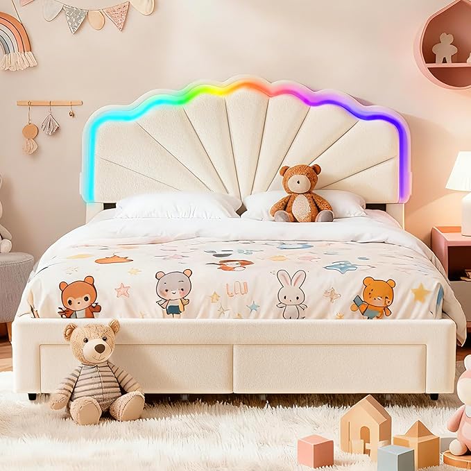 Full Upholstered Children’s Bed