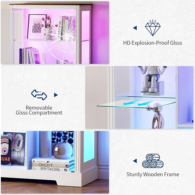 HNEBC Glass Display Cabinet