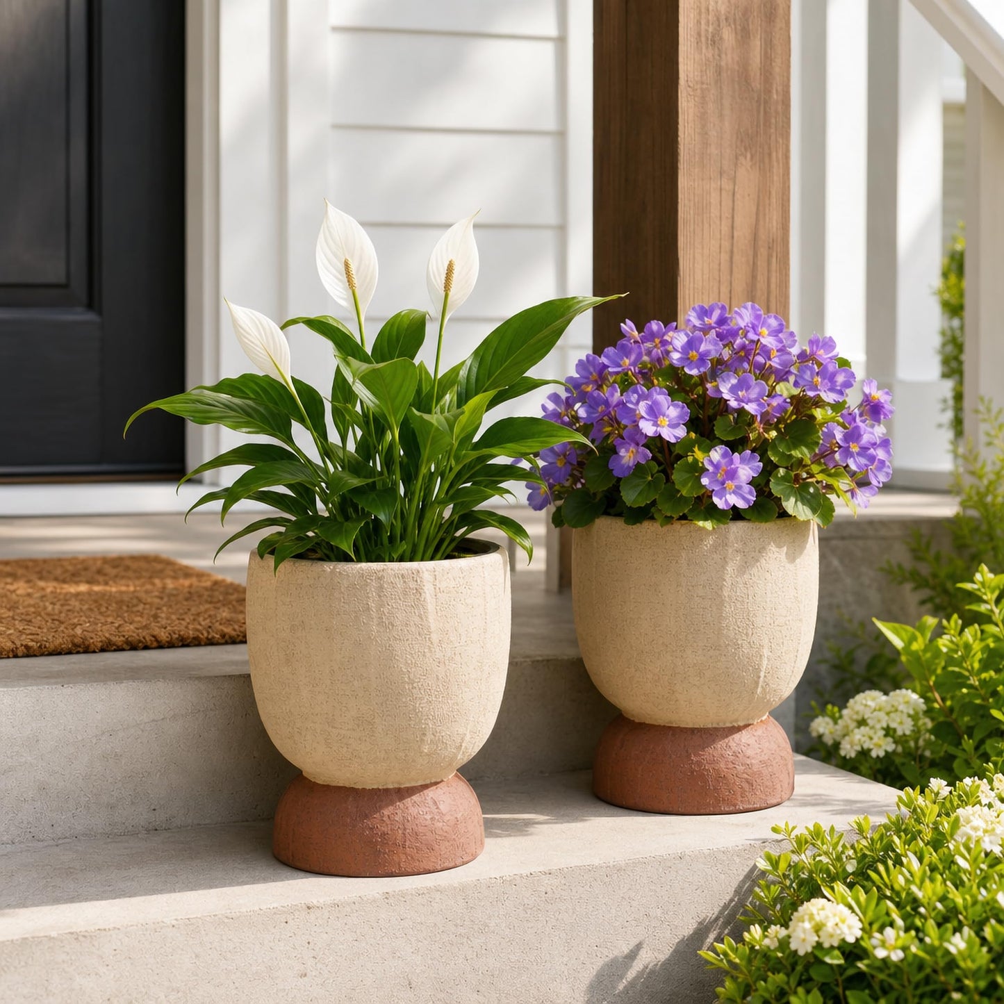 DREAMLOOM Terracotta Planter for Plant Flowers, 6.4Inch Terracotta Pots for Succulents, Bonsai, Fairy Gardens, Herbs, Terra Cotta Color (Light Terracotta)