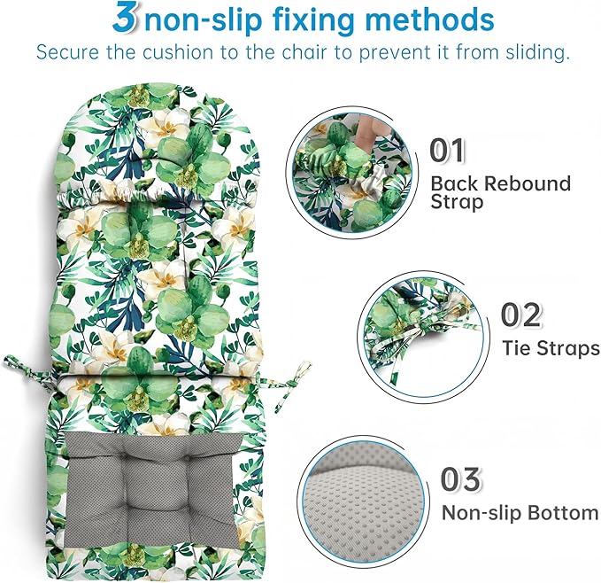 Custom Printing Rocking Chair Cushions Set