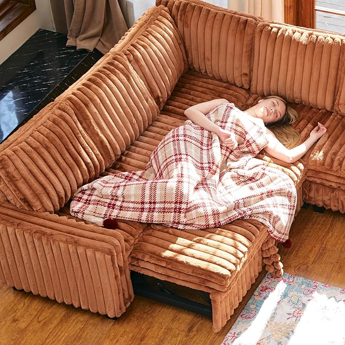 Belffin Corduroy Sleeper Sofa