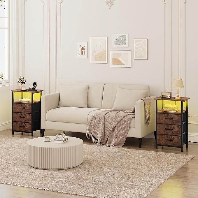 Vagusicc Night stand Set 2