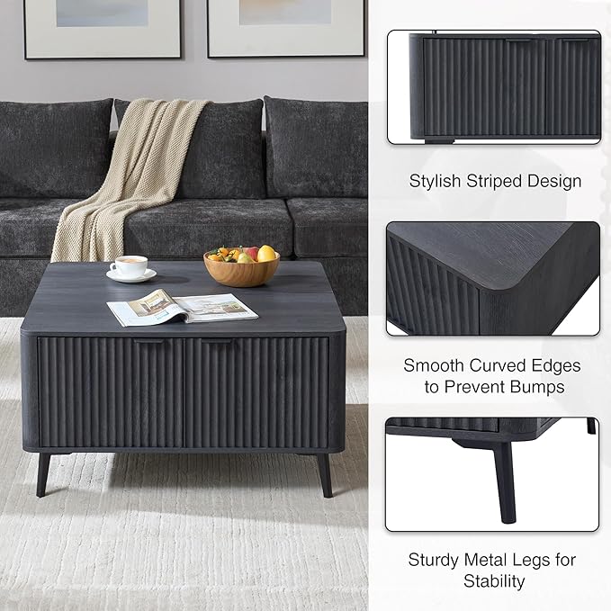 Fatmok Large Lift Top Coffee Table