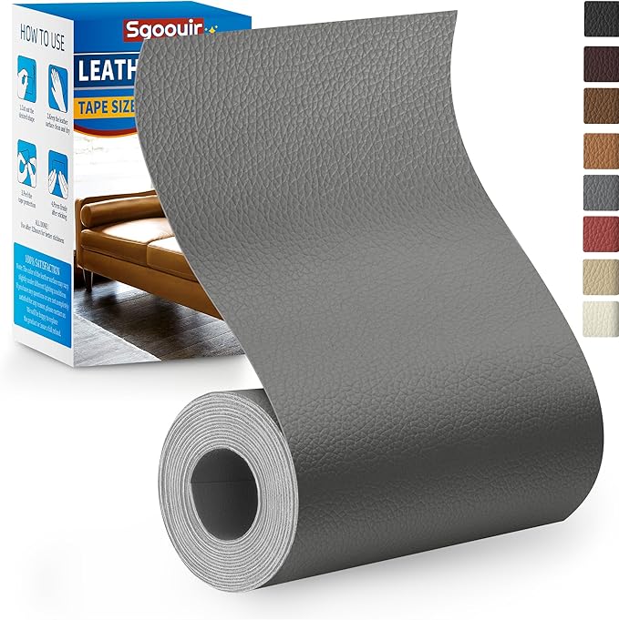 Leather Repair Patch Tape Kit, Vinyl Leather Repair Kit