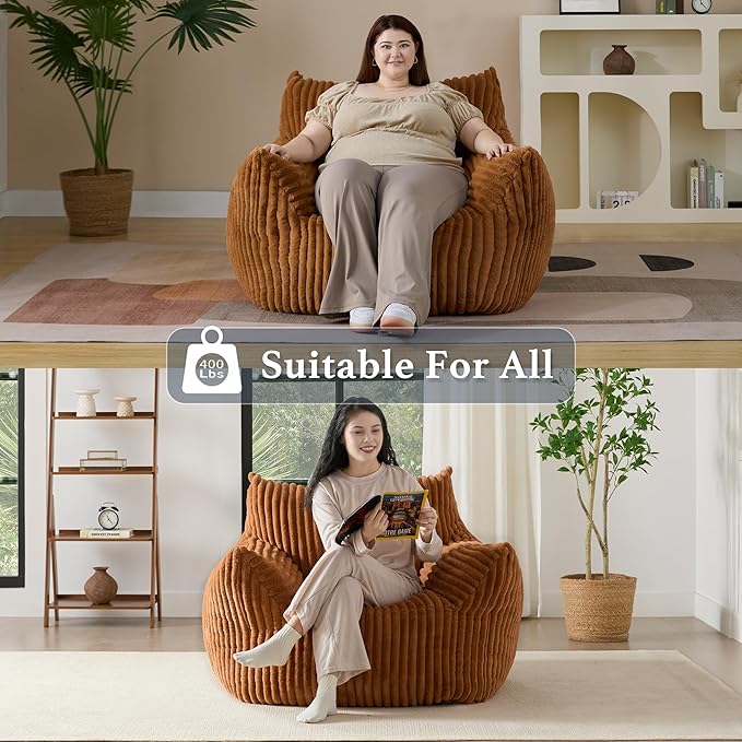 Giant Plush Bean Bag Chair for Adults