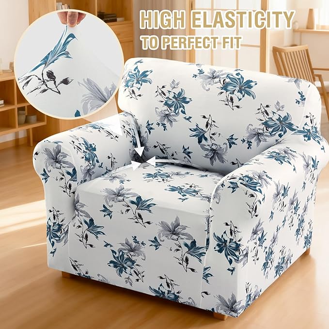 H.VERSAILTEX Floral Pattern Slip Covers