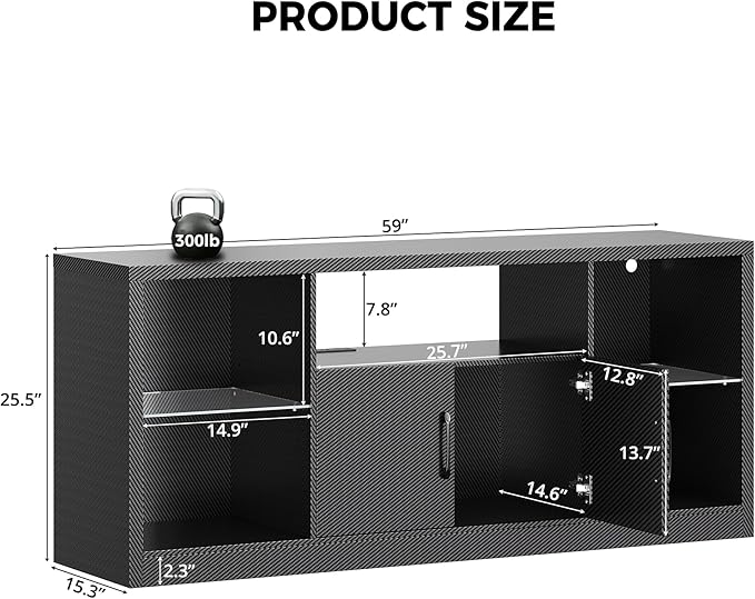 IRONCK TV Stand for TVs 65 inch