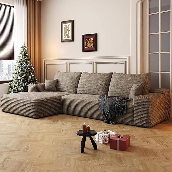 108" Sectional Couches for Living Room Cloud Couch Sofa