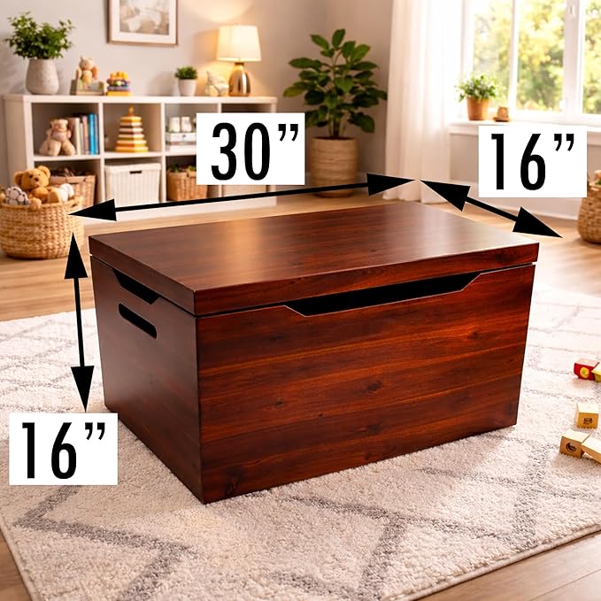 Fully Assembled, Solid Wood Storage Chest