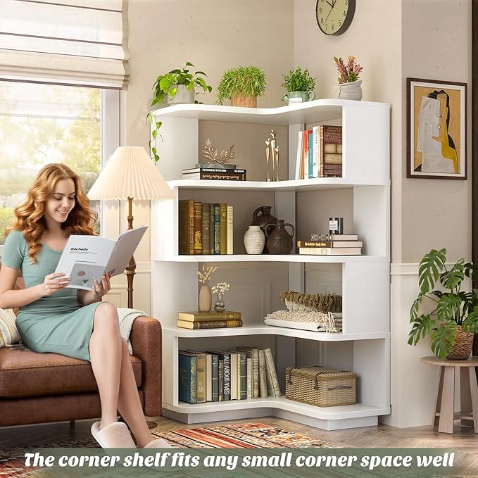 Armocity Corner Book Shelf
